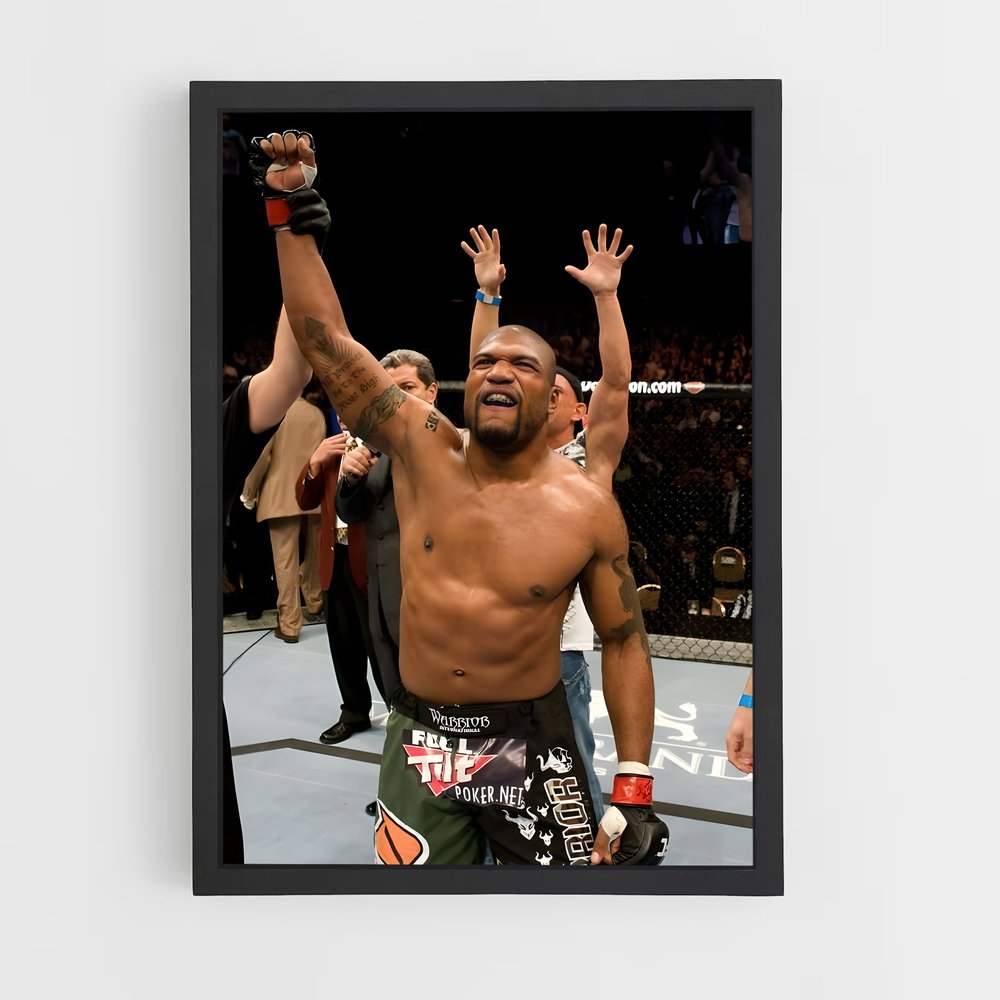 Poster Quinton de rampage – affiche MMA (vue 2)